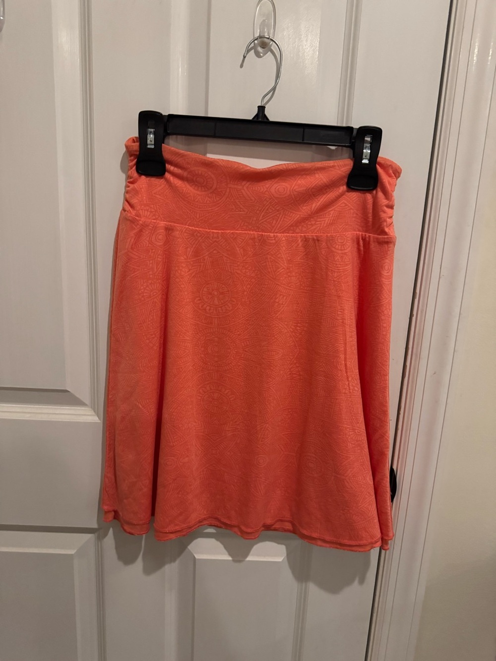 Tehama Coral Boho Chic A-Line Skirt - Size Small - Lightweight Patterned